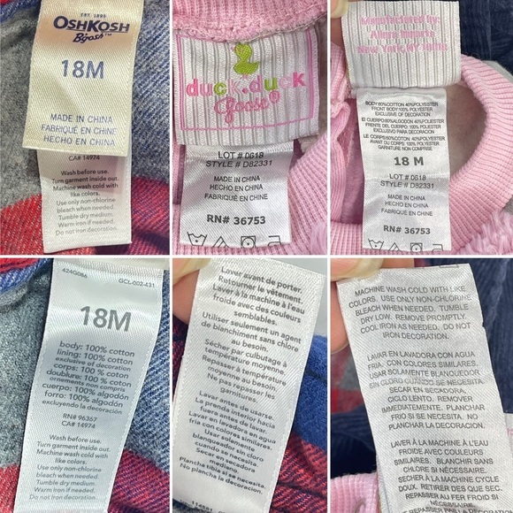 Baby kid bundle 18 Months overall and sweater blue and pink - Picture 9 of 16